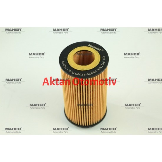 YAĞ FİLTRESİ TUCSON 05= / SANTAFE 01=2.0 CRDI / SPORTAGE 04-10 2.0 CRDI / CERATO 04=